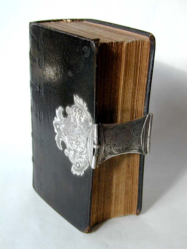 A Beautiful Silver-Mounted HOLY BIBLE Printed in Hamburg in 1737