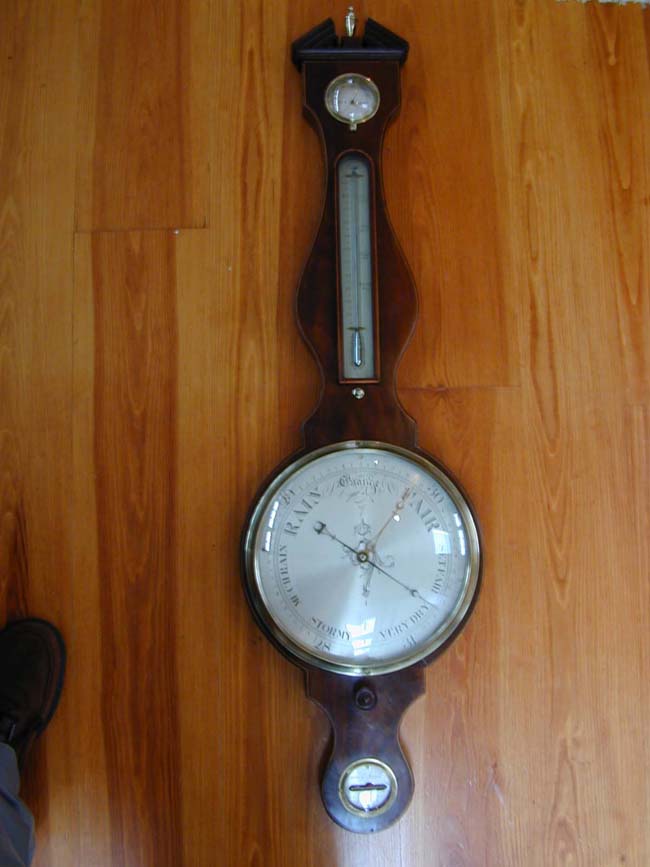 A Fine Early 19th century Mahogany Wheel Barometer With Engraved 10" dial Signed 'Leone Somalvico, 125 Holborn Hill, London.'