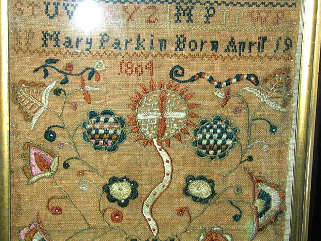 An Outstanding Schoolgirl Embroidery by Mary Parkin circa 1815 — image 2