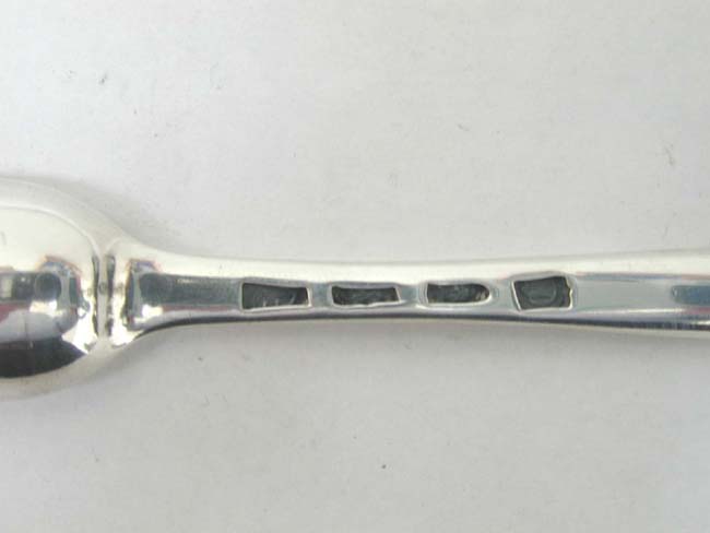 An 18th Century English Sterling Silver Marrow Spoon, London 1758 — image 2
