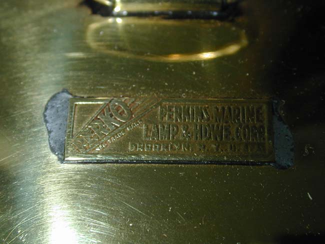 A fine Small Ships' Anchor Lamp by the PERKINS MARINE LAMP CO., Brooklyn, N.Y., circa 1900 — image 2