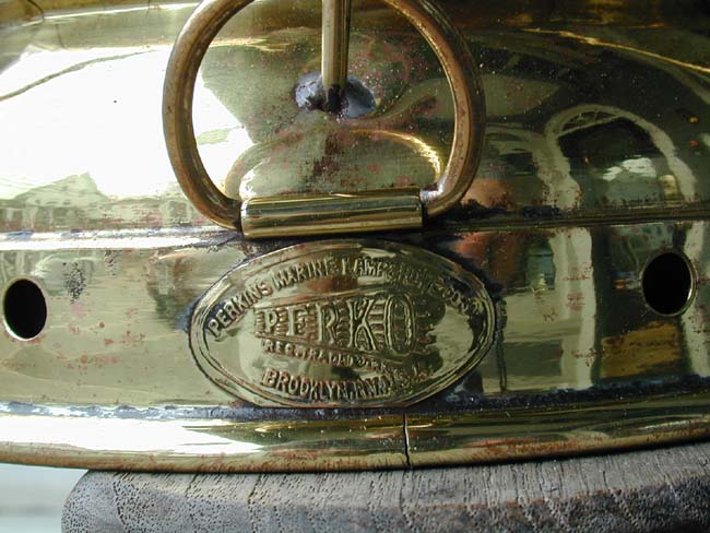 A Late 19th Century American Ship's "Bird Cage" Anchor Lamp by PERKINS MARINE LAMP CO., Brooklyn — image 2