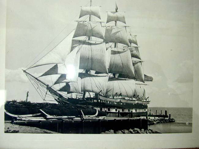 An Original Photo of the New Bedford Whaler "CHARLES W. MORGAN"