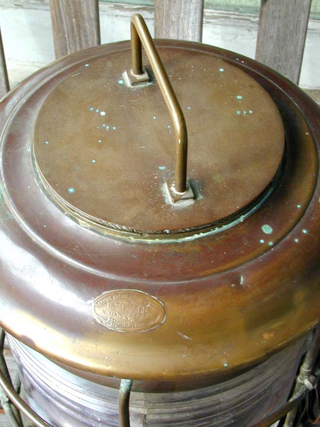 A Fine and Large Ship's Anchor Lamp by PERKINS MARINE LAMP CO., Brooklyn, N.Y.ca. 1920 — image 2