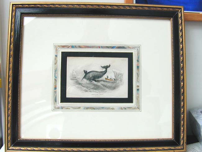 A Fine Set of Four 19th Century Hand Colored Whaling Prints published by W.H. Lizars, Edinburgh, 1837 — image 2