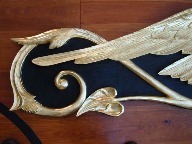 A Magnificent Carved Eagle Trailboard by Maine Carver H.B. Simmonds circa 1940 — image 4