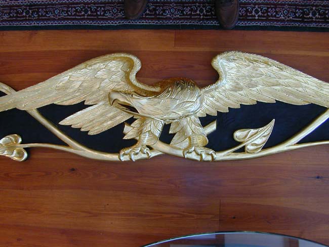 A Magnificent Carved Eagle Trailboard by Maine Carver H.B. Simmonds circa 1940