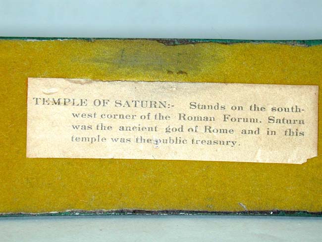 A Pair of BRADLEY & HUBBARD "Parthenon" Temple of Saturn Antique Bookends in Green Patinated Bronze ca. 1922 — image 2