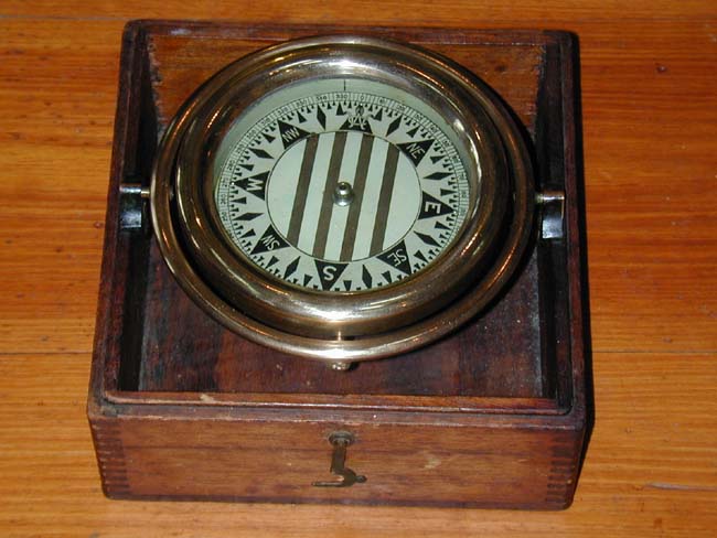 A Ship's Compass in "Rose Bronze" by WILCOX CRITTENDEN of Connecticut Dated 1924