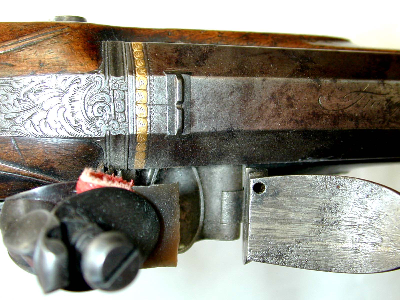 A Fine Silver Mounted English Duelling Pistol By John Twigg of London Dating to 1785 — image 9