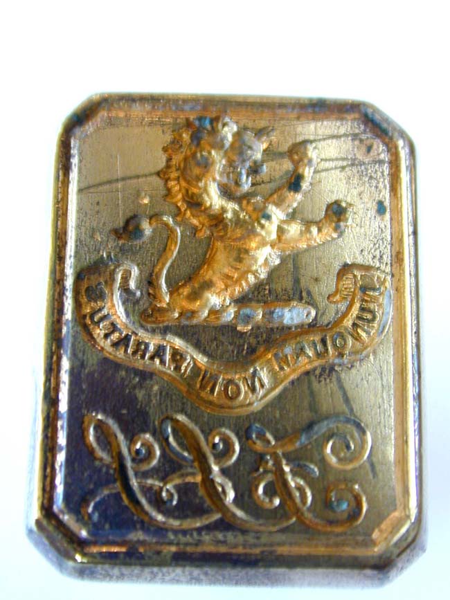An Antique English Gilt-Metal Mounted Ivory Desk Seal circa 1820 — image 2