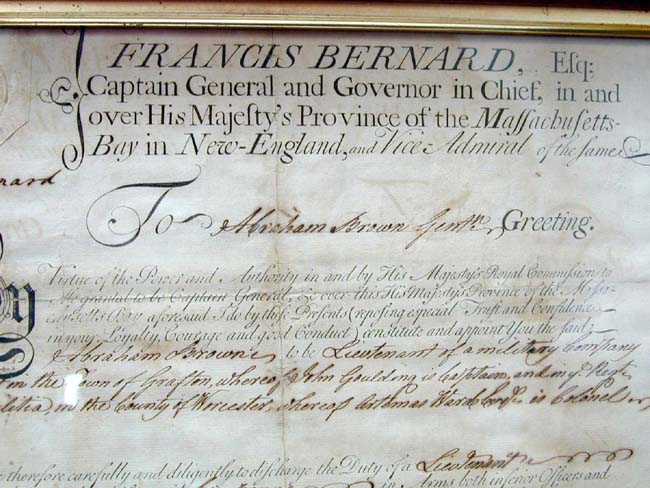 A Fine Pre-Revolutionary War Military Officer's Commission signed by Massachusetts Bay Governor Francis Bernard dated July 1, 1762 — image 4