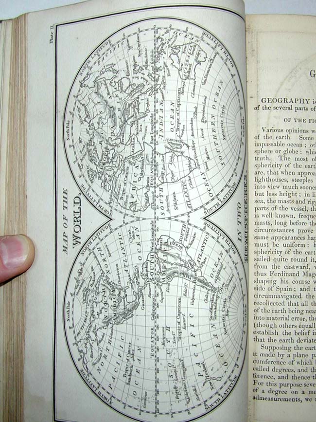 An Antique Sail-Cloth Covered Copy of NORIES NAVIGATION Published in 1877 and Signed by Capt. Glass  — image 5