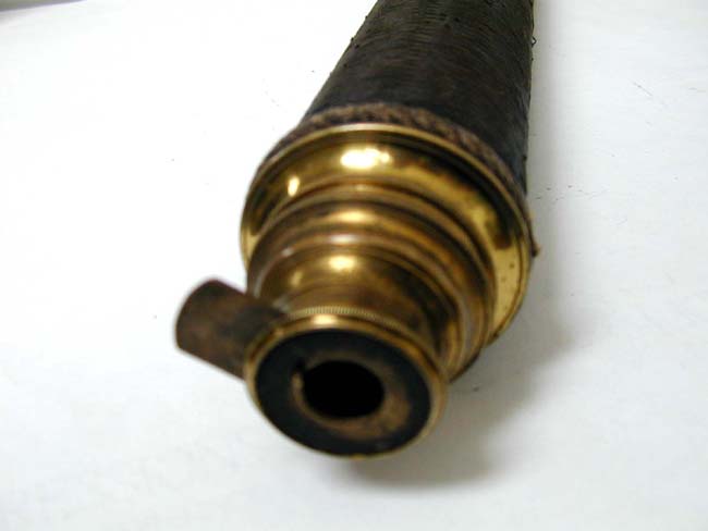 An Early 19th century Mariner's Single Draw Baleen Wrapped Telescope — image 2