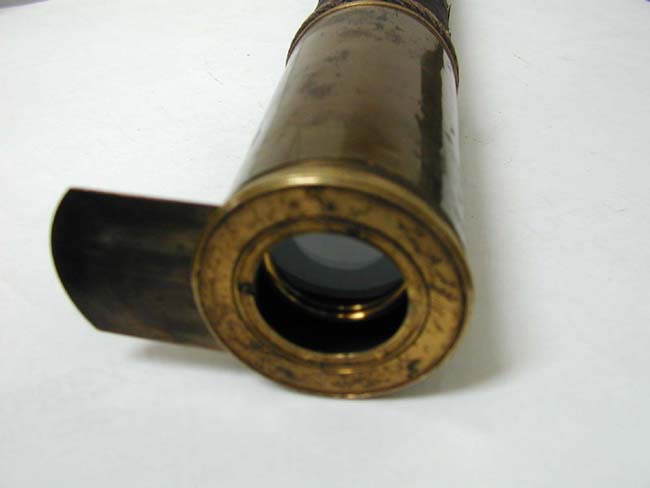An Early 19th century Mariner's Single Draw Baleen Wrapped Telescope — image 3