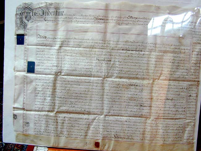 A Two-Page English Trust Indenture on Vellum dated April 8, 1760 — image 2