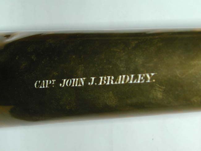 A Rare 19th century Ship Captain's Speaking Trumpet Inscribed "Captain John J. Bradley" Circa 1840 — image 2