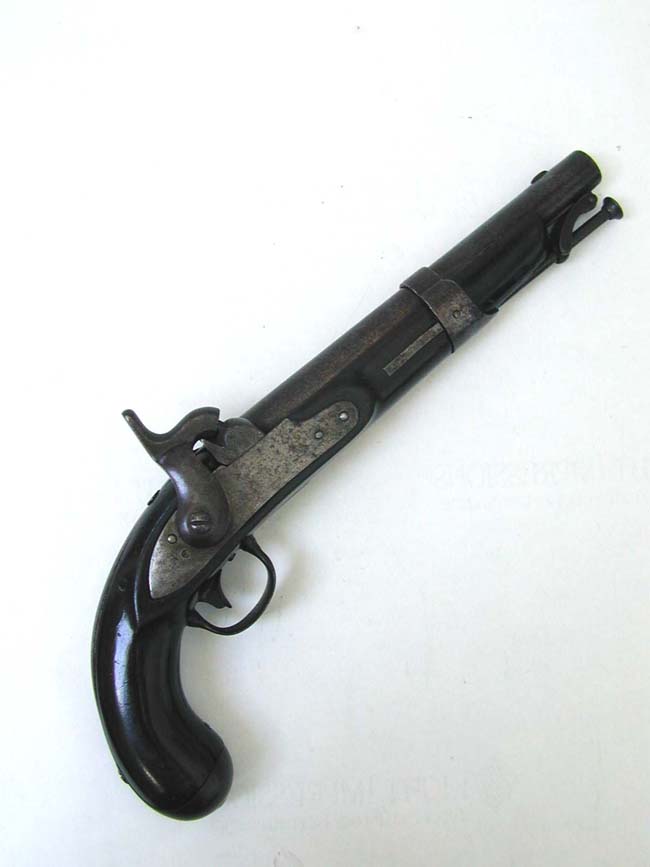 A Rare Variant U.S. Navy Model 1862 Pistol with Original Percussion Lock