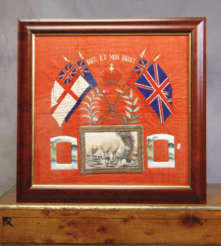 Commemorative Silkwork circa 1900