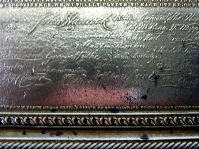 A Wonderful Gilt Bronze Plaque of the Signing of the Declaration of Independence, Produced in 1859 — image 3