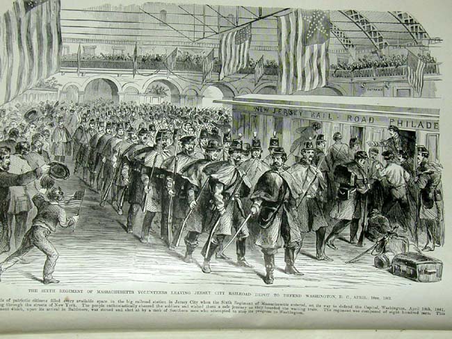 Frank Leslies's "Illustrated Famous Leaders and Battle Scenes of the Civil War" Publ. in 1896 — image 4