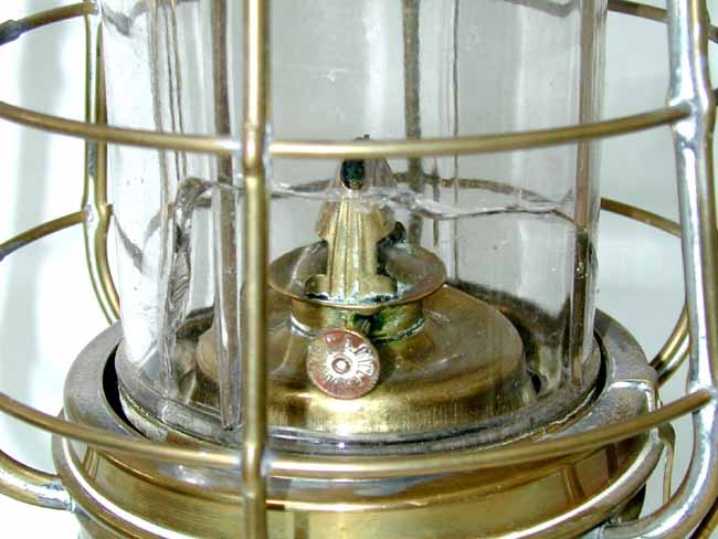 An All-Brass "Mates" Lamp by Perkins Marine Lamp Co. Circa 1910 — image 3