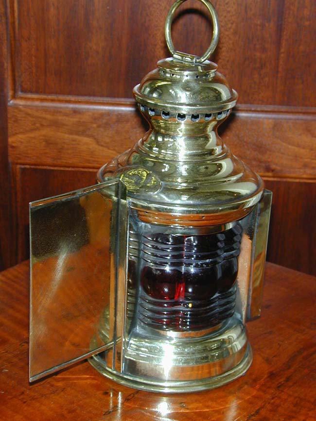 A fine American Combination Port/Starboard Lamp by TRIPLEX of Connecticut circa 1913