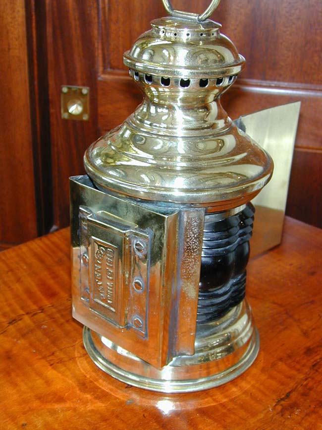 A fine American Combination Port/Starboard Lamp by TRIPLEX of Connecticut circa 1913 — image 5