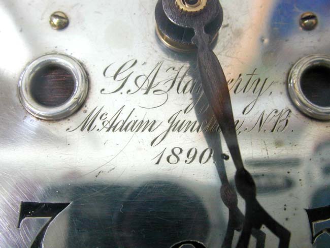 A Presentation Ships Clock on Stand circa 1890 — image 3