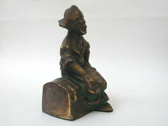 A Pair of Pirate Sitting on a Treasure Chest Antique Bookends circa 1890 — image 2