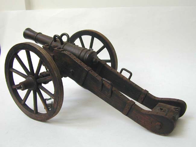 A late 19th century Scale Model of a Napoleonic Period Field Artillery Piece