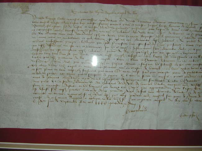 A Late 15th century French Document Dated September 15, 1481 — image 2