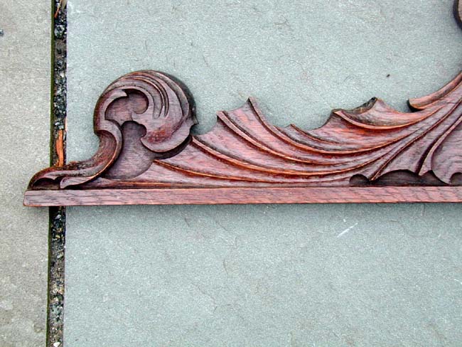 A Carved Oak Pediment from the Ship "GEM" of Hull circa 1866 — image 3