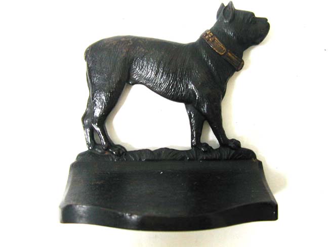 A Pair of Bradley & Hubbard Antique Bookends Depicting a Bull Dog circa 1920 — image 2