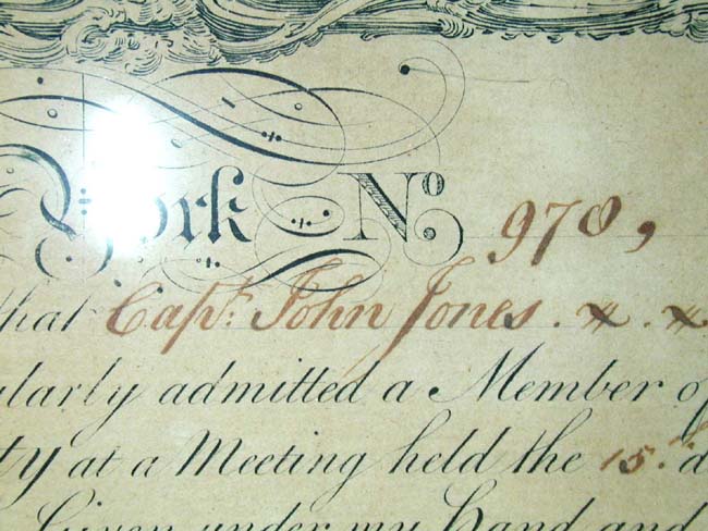 An Historically Important Certificate Issued To CAPT. JOHN PAUL JONES in 1790. — image 4