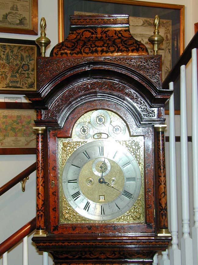 Perhaps the Most Beautiful English Queen Anne Marquetry Longcase Clock circa 1710-1715 On the Market — image 7