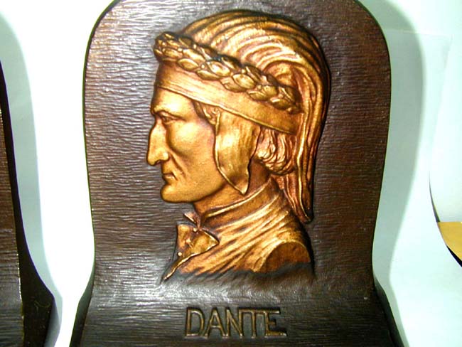 A Fine Pair of Bradley & Hubbard Antique Bookends Depicting 'DANTE' and "HOMER' circa 1910 — image 3