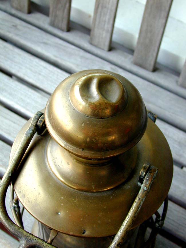 A late 19th Century American Ships Lamp with Mounting Bracket circa 1890 — image 3