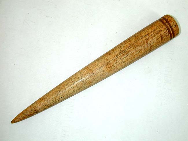 A 19th century Sailor-Made Whalebone Fid Measuring 10 3/4"