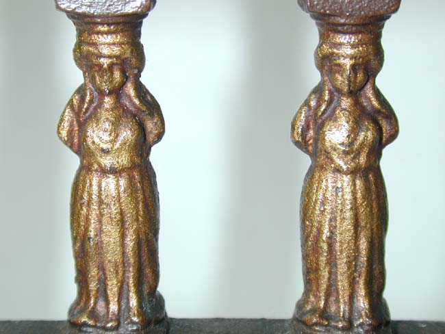 A Pair of Bradley & Hubbard Antique bookends Depicting a Greek or Roman Temple circa 1910 — image 2