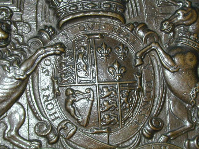 A Rare Pair of the Original Cast Bronze Royal Seals of Queen Anne of England Dated 1707. — image 5