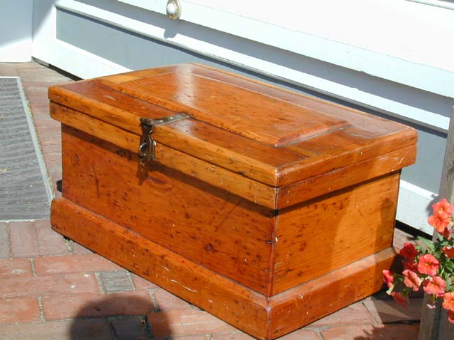 A Late 19th century Pine Carpenter's Box