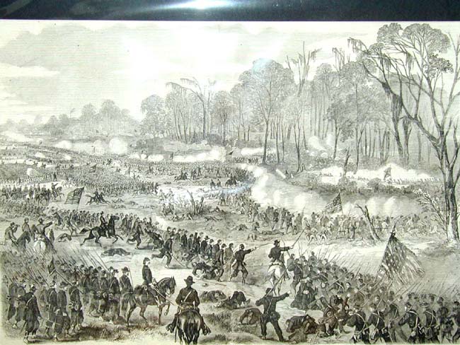 Frank Leslie's Illustrated (Civil War) Newspaper dated June 13, 1863 with engraving of the Battle of Champion Hill.