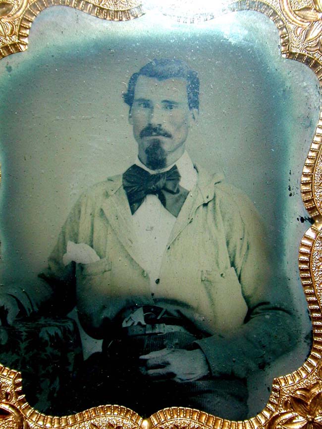 A Civil War Ambrotype Image of a Seated Militia Soldier in a Rare "Monitor" Case c. 1864 — image 2