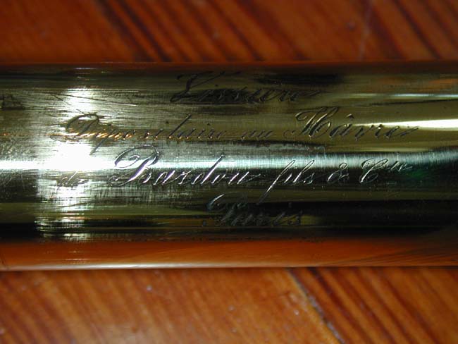 An Exceptionally Fine and Long French 19th century Tapered Mariner's Single Draw Telescope by Bardou circa 1860. — image 3