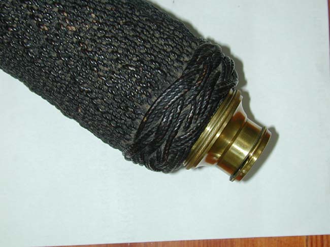 Absolutely the Finest 19th Century Mariner's Ropebound Telescope That I Have Ever Seen! — image 2