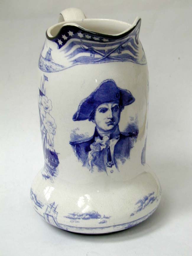 A Buffalo Pottery Company JOHN PAUL JONES Commemorative Pitcher dated 1906. — image 2
