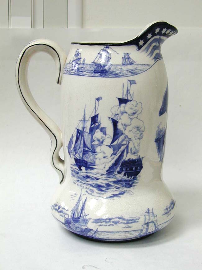 A Buffalo Pottery Company JOHN PAUL JONES Commemorative Pitcher dated 1906. — image 3