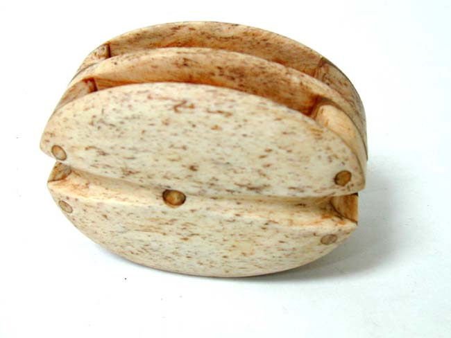 A Large 19th century Sailor-Made Whalebone Double Block