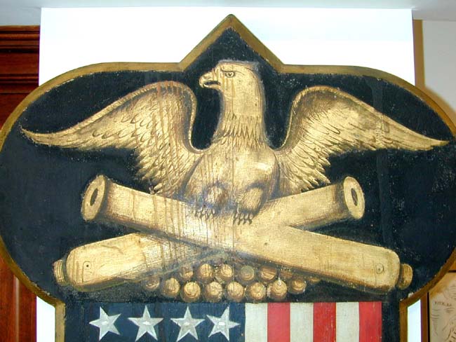 A Rare Carved & Painted Civil War Grand Army of the Republic (G.A.R.) Veterans Post Sign circa 1882 — image 2